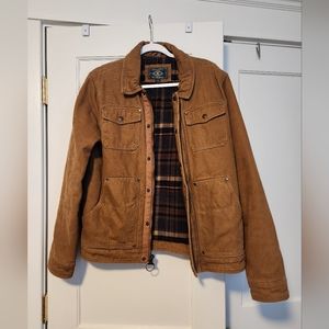 G.H. BASS & CO warm canvas coat with lining - Small Men's